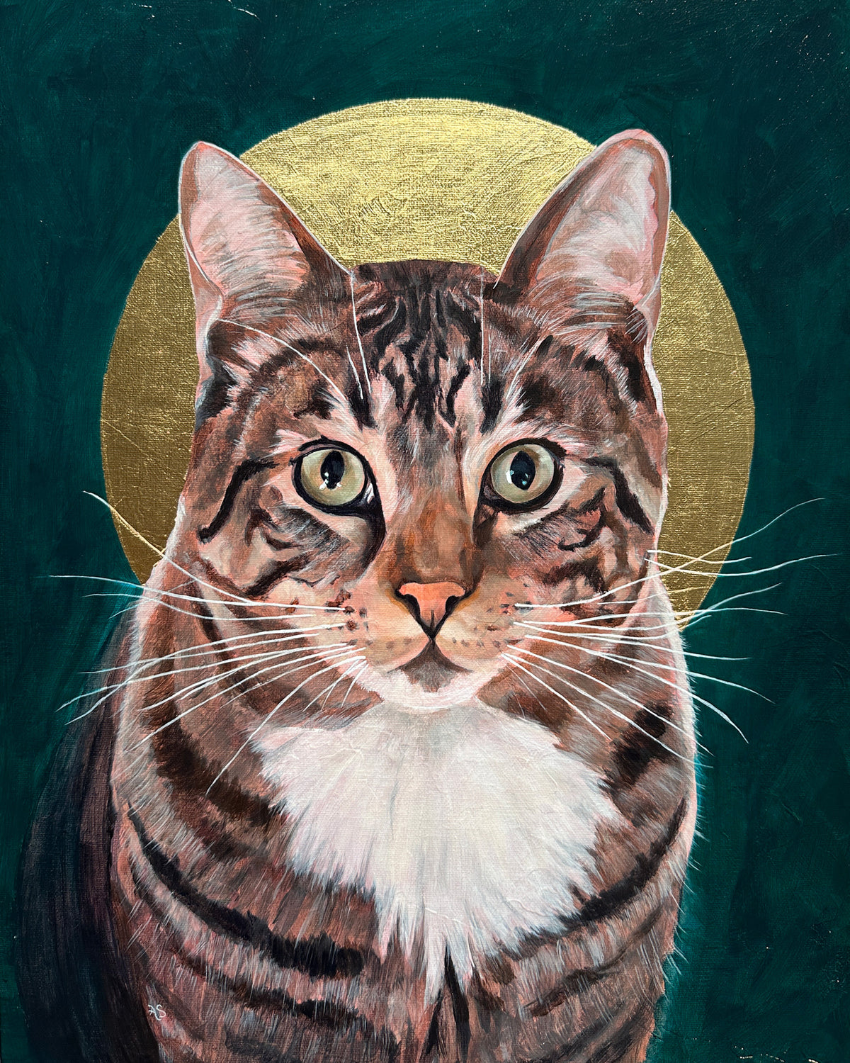 custom cat pet portrait