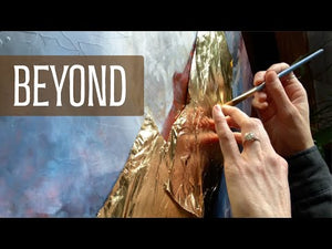 "Beyond" Owl Moth Painting