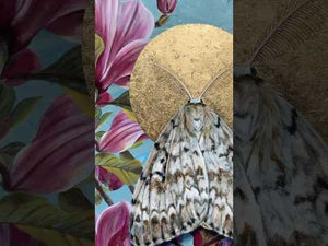 "Awake" Spongy Moth Painting