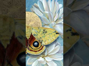 "Resonance" Io Moth Painting