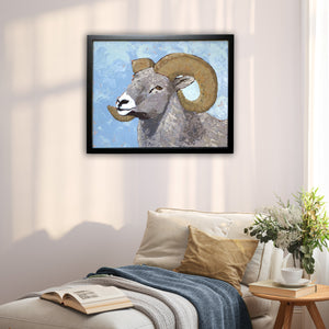 ram painting aries art framed