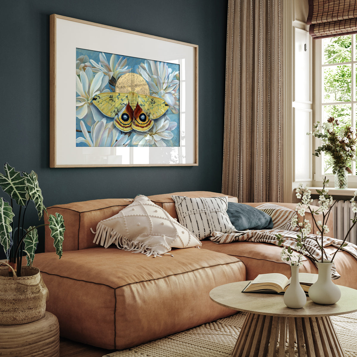 "Resonance" Io Moth Art Print