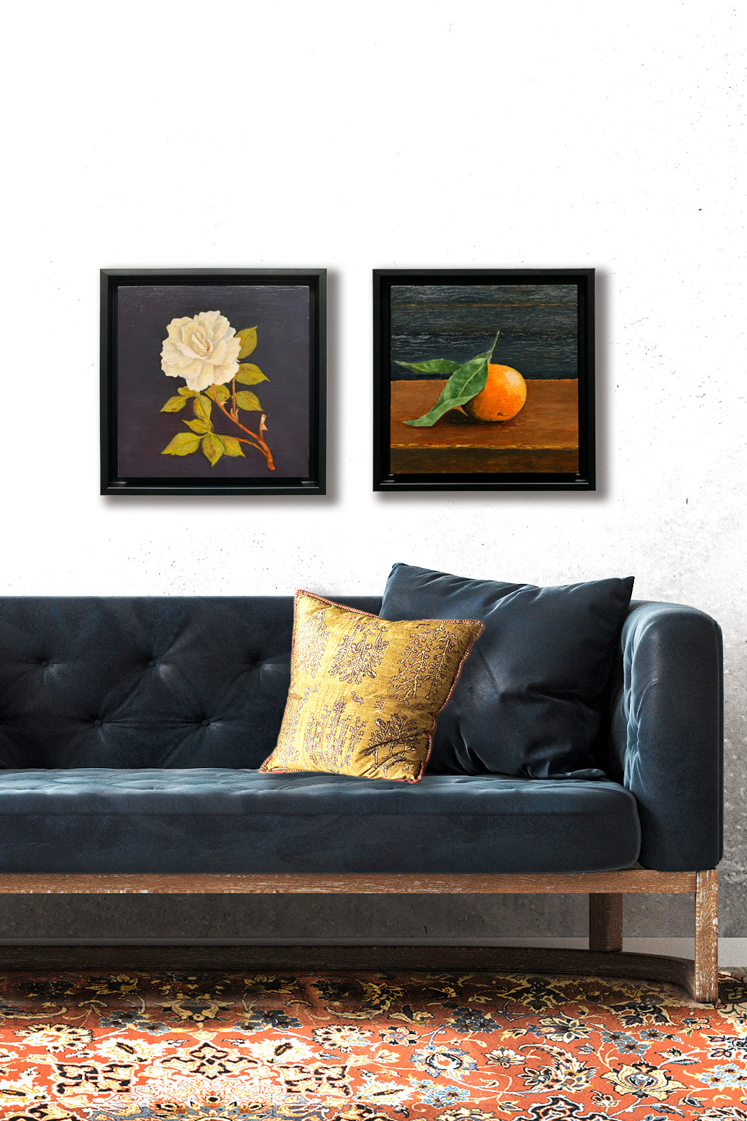 still life oil paintings on wall