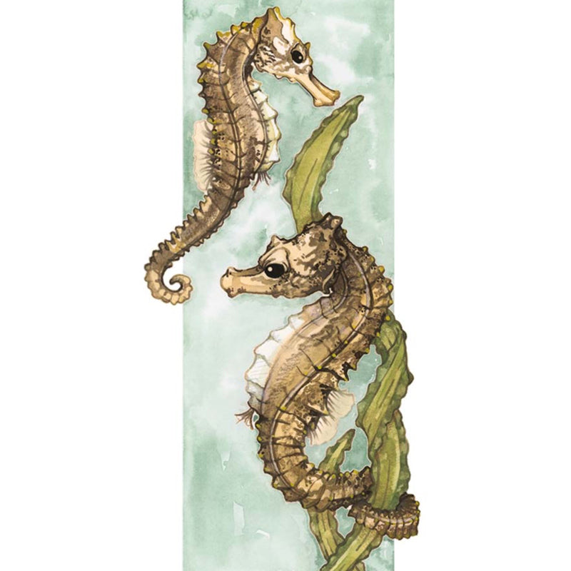 seahorse watercolor animal paintings