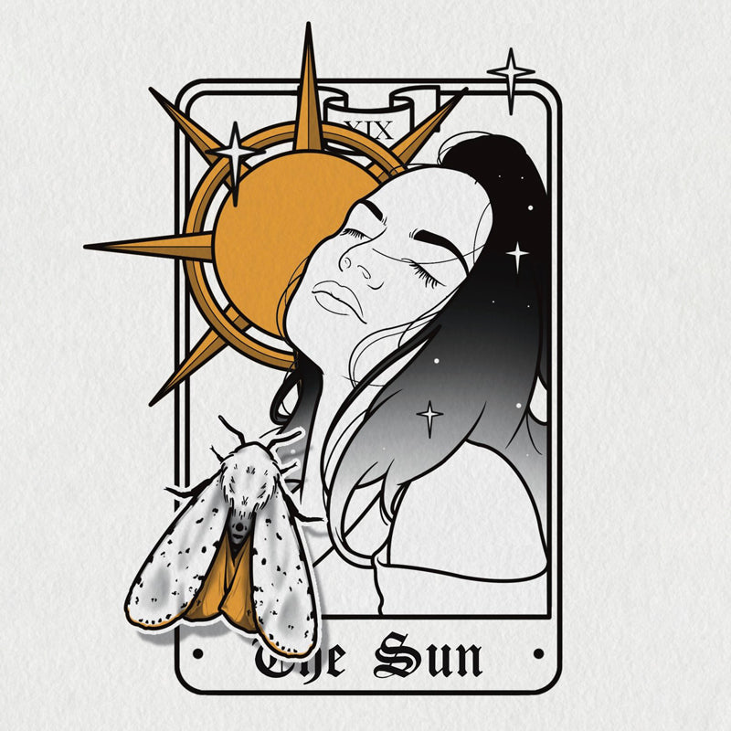 the sun tarot figurative art print