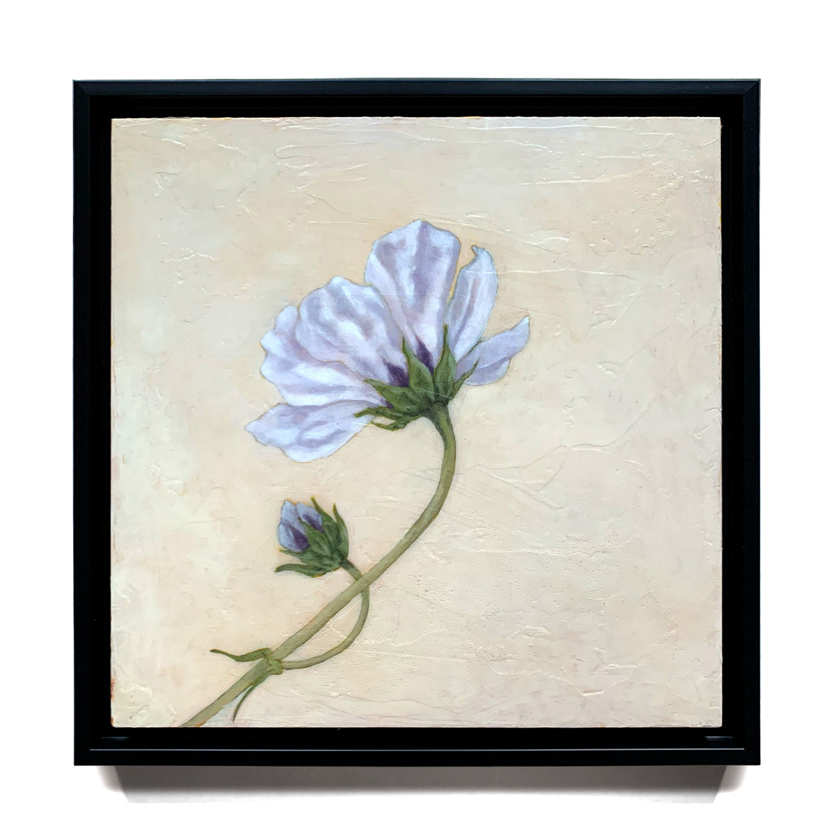 light textured flower painting