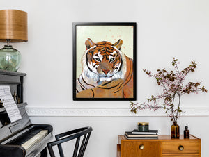 "Patience" Tiger Animal Painting