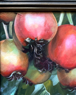 "To Nourish" Common Emerald Moth Painting