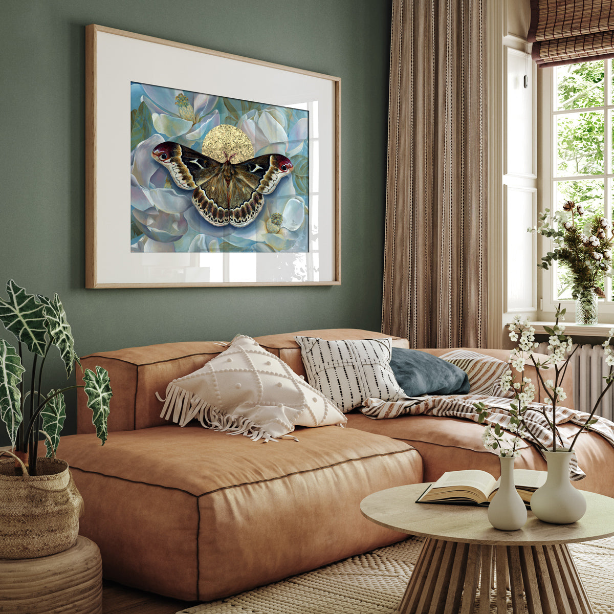 "Truth" Sweetbay Silkmoth Art Print