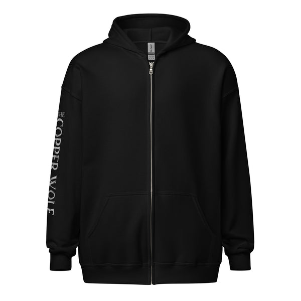 Woodland Magic unisex heavy zip hoodie - The Copper Wolf