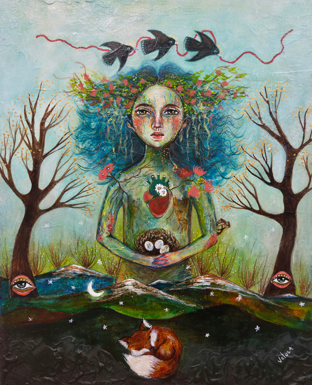 "The Mountain's Dreamkeeper" by Adriana Veloza