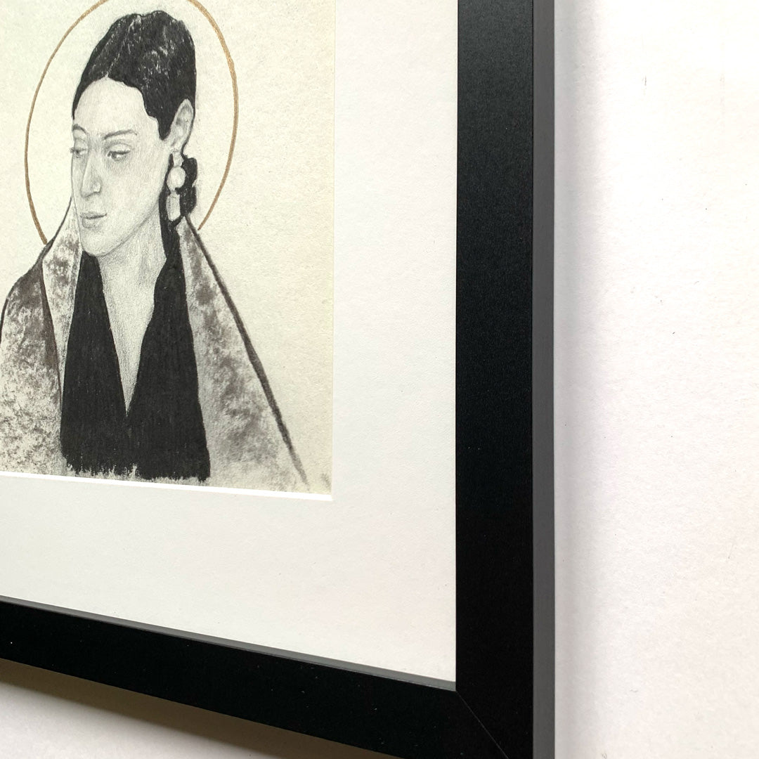 &quot;3:54 AM Halo&quot; Portrait Drawing