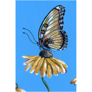 Resting Butterfly Fine Art Canvas Print