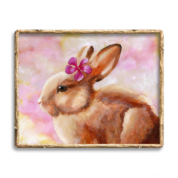 Spring Bunny Art Print, A Bunny Picture