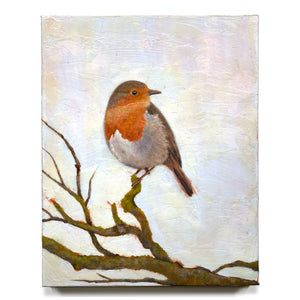 "Voyager" European Robin Painting 16x20