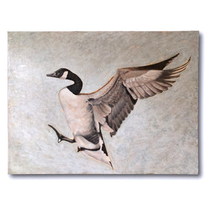 goose painting on large canvas