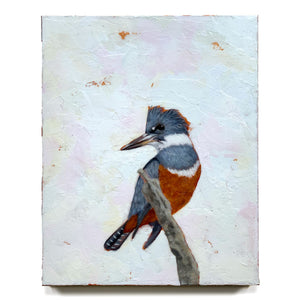 kingfisher beautiful bird painting