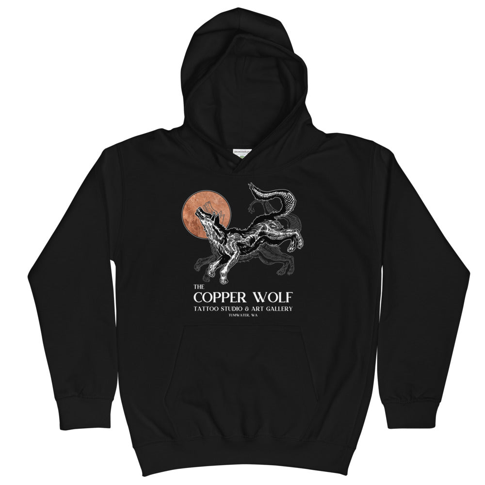 Kids wolf online hoodie