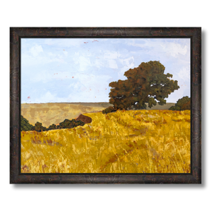 oak tree art print framed 20x16