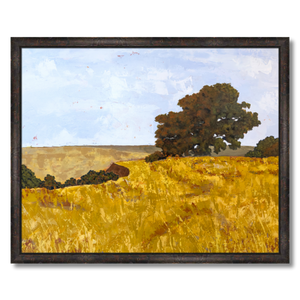 oak tree art print framed 24x30