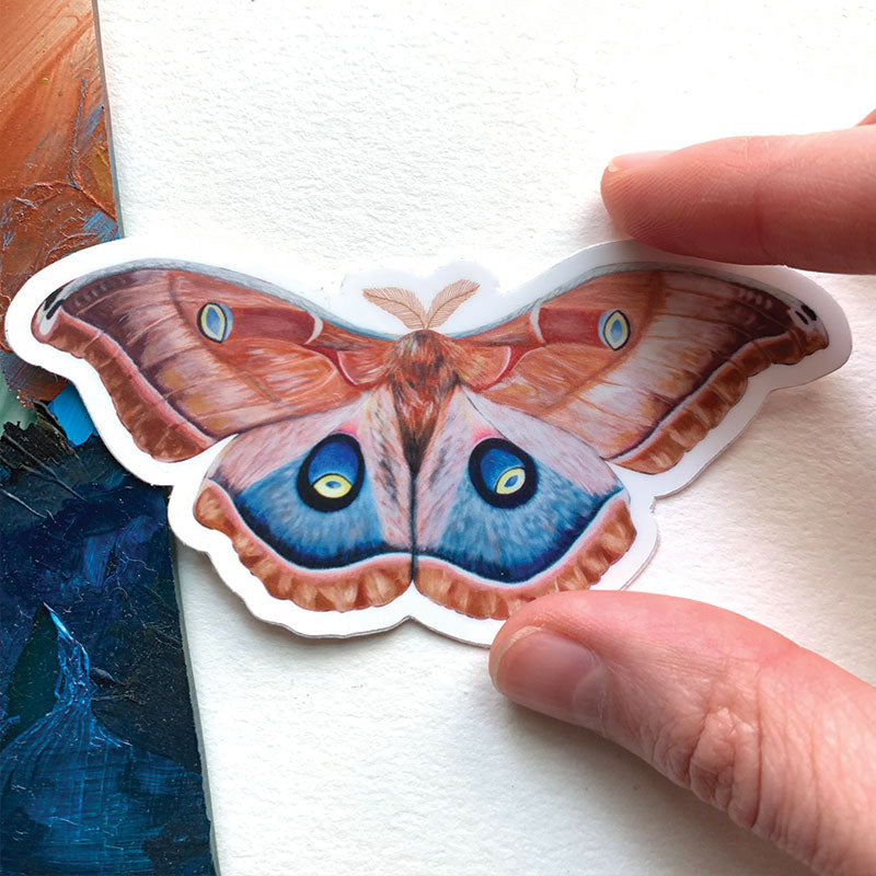 Moth Stickers - Three Pack