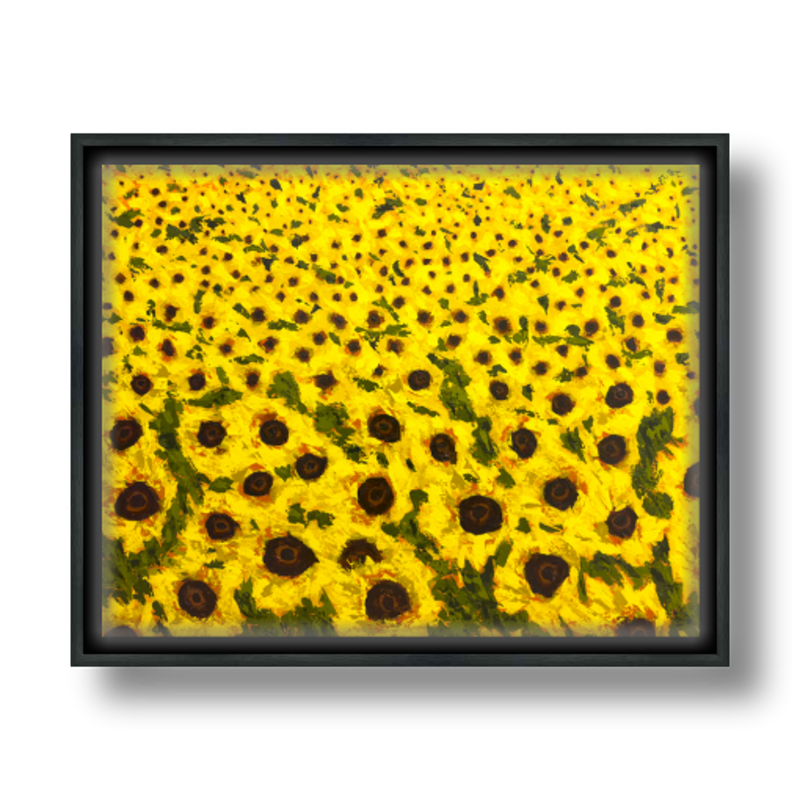 Simple Gold Flowers 1 Poster Print by Milli Villa # MVRC675A - Posterazzi