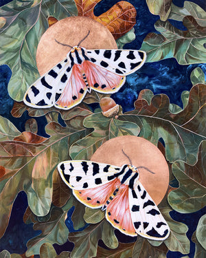 "Adoration" Moth Art Print