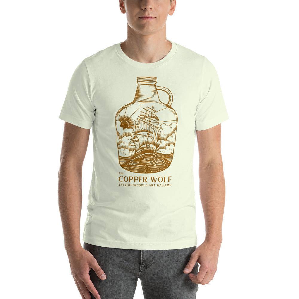 Ship Potion light unisex t shirt The Copper Wolf